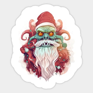 santa monster Sticker